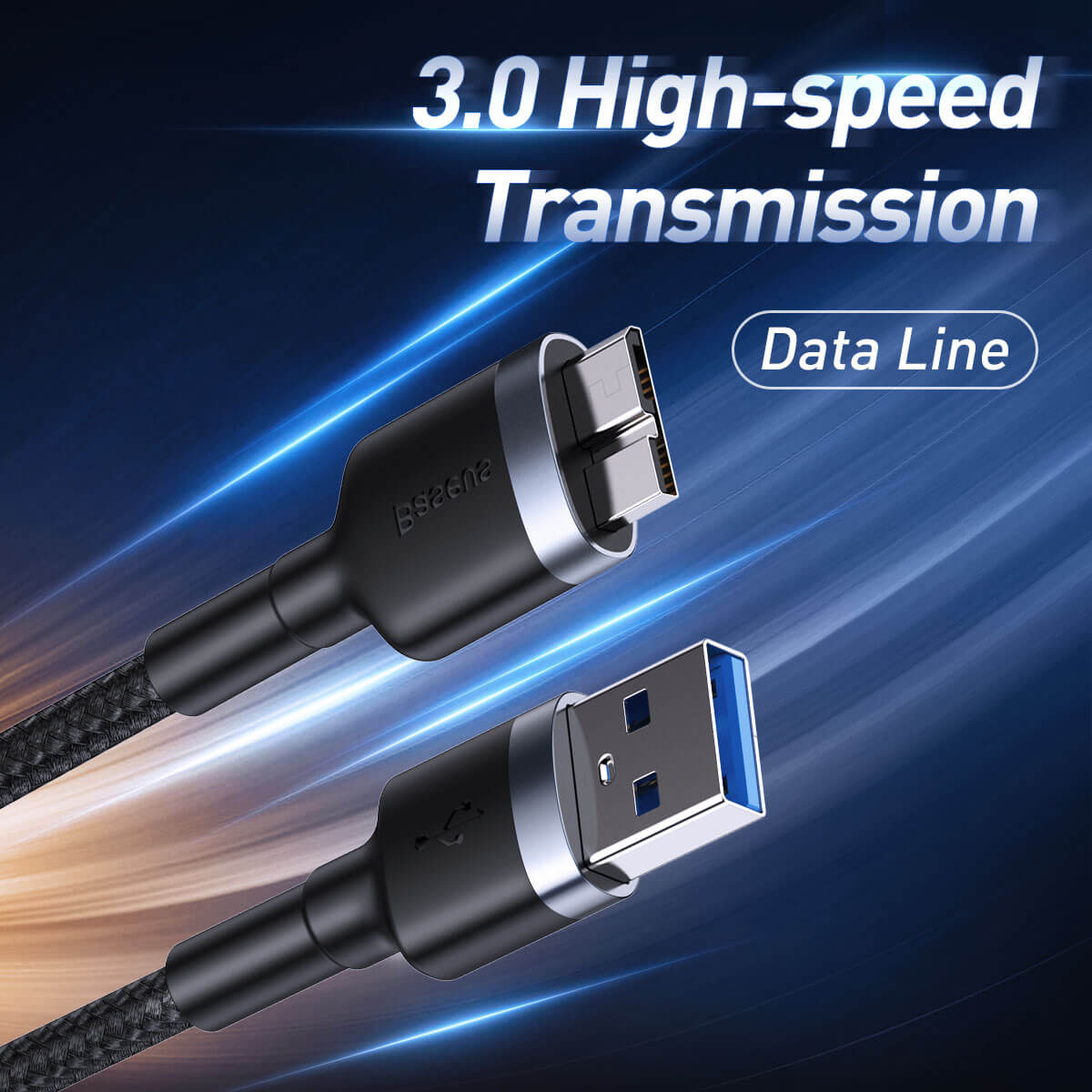 Cable Micro-B USB 1mts Baseus