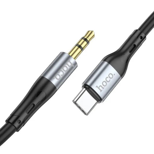 Cable Hoco UPA22 Auxiliar Tipo C Negro
