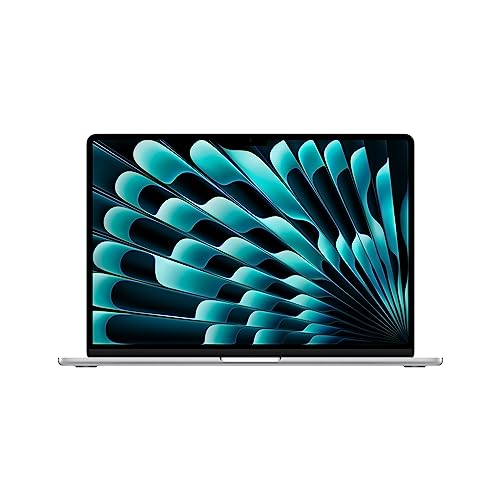 Laptop MacBook Air chip M2 (2023): pantalla Liquid Retina de 15.3 pulgadas, 8GB GB de RAM, almacenamiento SSD de 512 GB GB, teclado retroiluminado, cámara FaceTime HD de 1080p y Touch ID.Color plata.