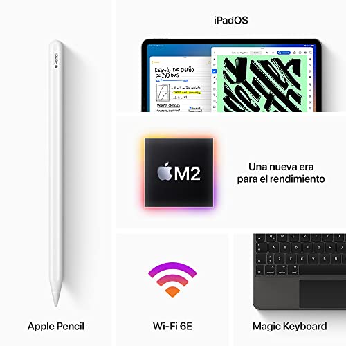 Apple 2022 iPad Pro de 11 Pulgadas (Wi-Fi, 128 GB) - Color Plata (cuarta generación)