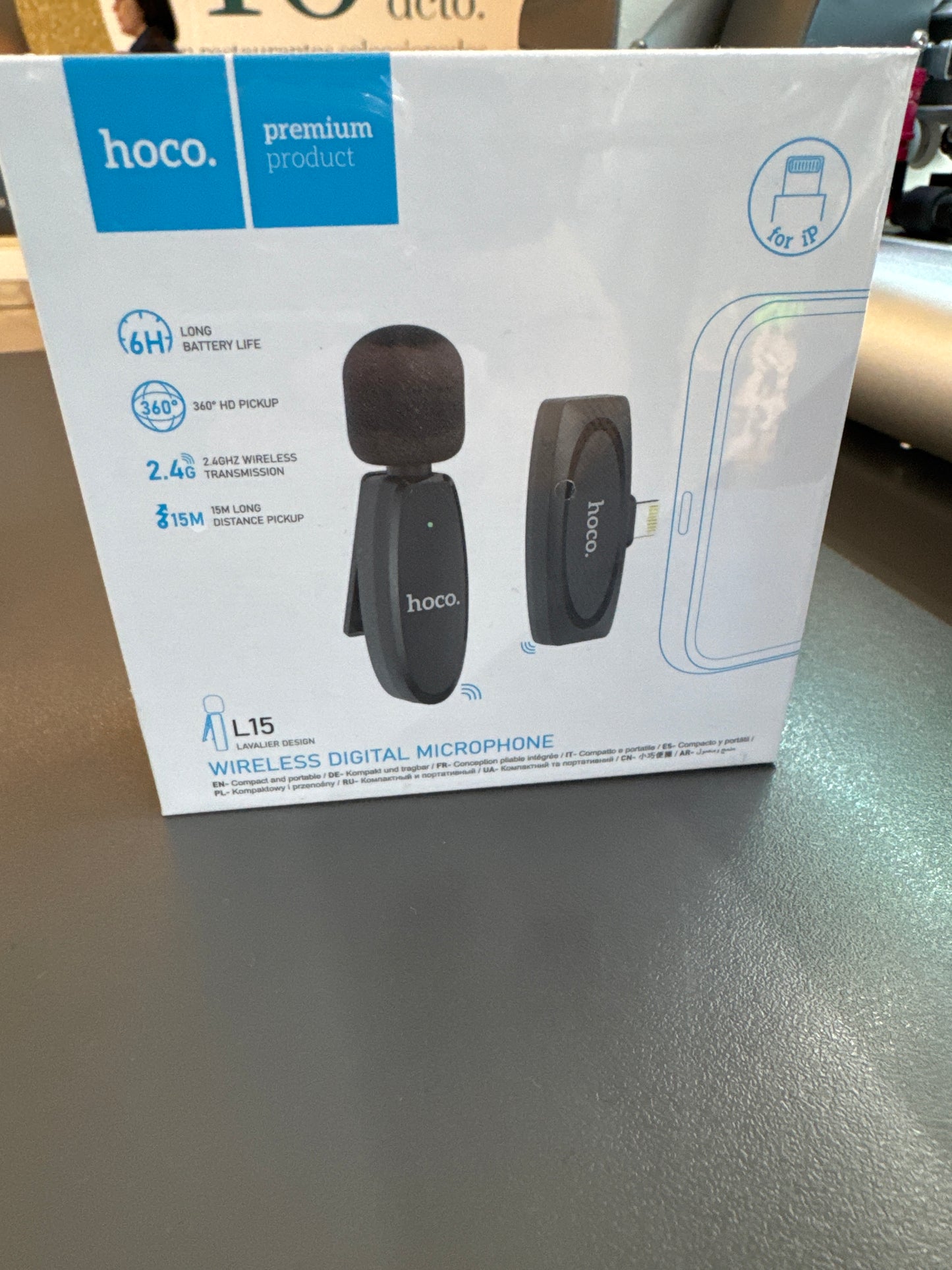 Microfono L15 Lightning hoco