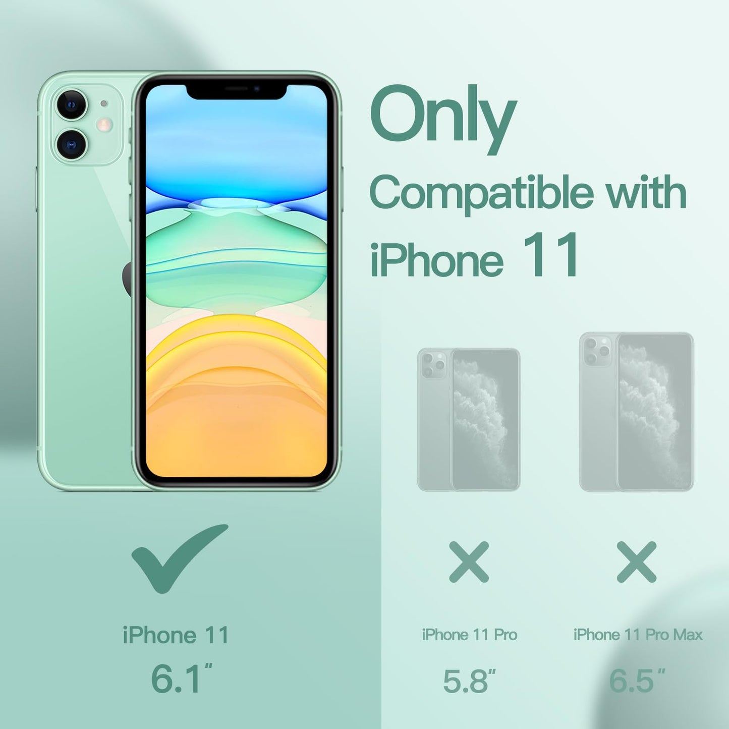 Funda de Silicona para iPhone 11 6.1 Pulgadas, Sedoso-Tacto Suave, Carcasa de Cubierta a Prueba de Golpes con Forro de Microfibra (Azul Claro)
