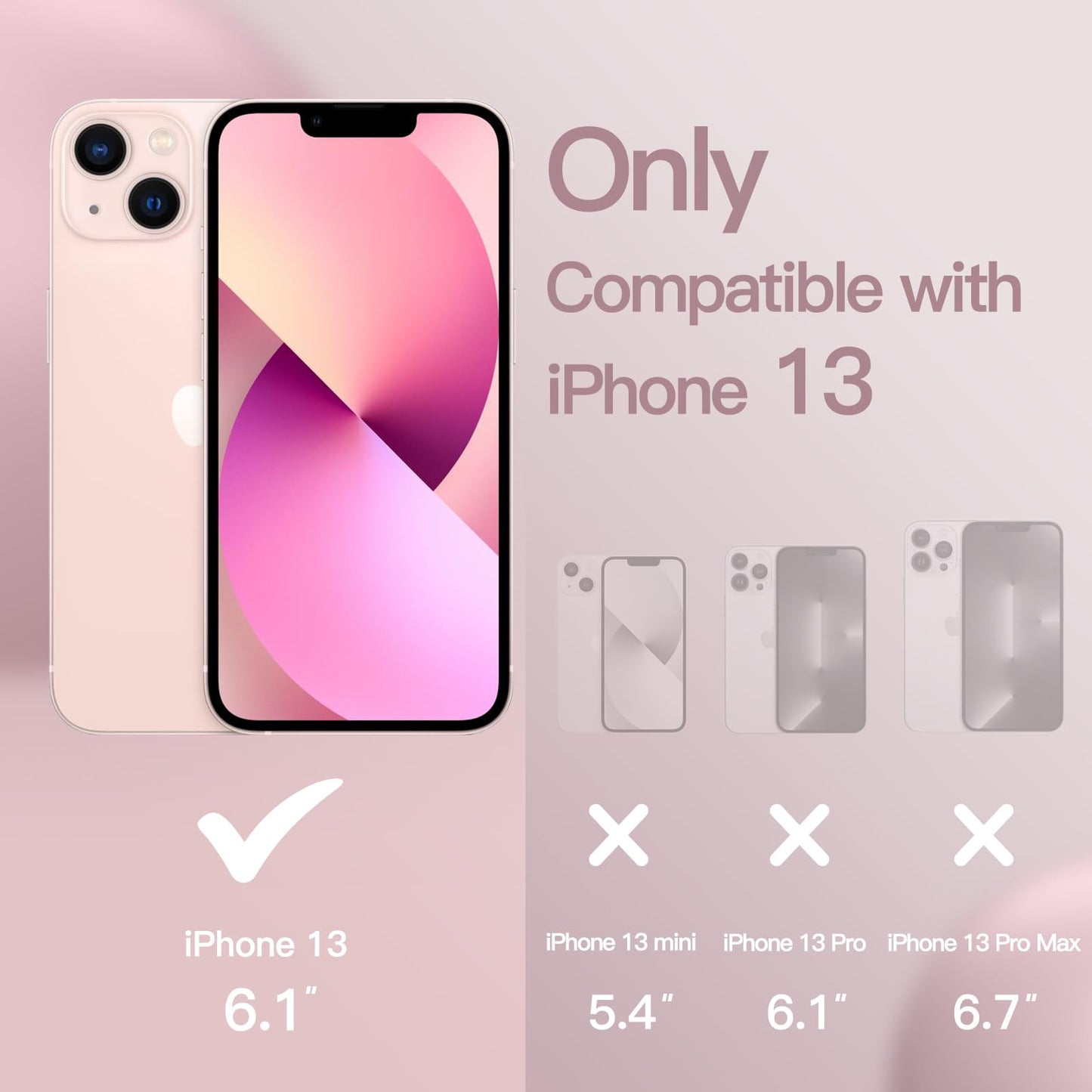 Funda Silicona para iPhone 13 6,1 Pulgadas, Protectora de Cuerpo Completo con Tacto Suave y Sedoso, Antigolpes Carcasa con Forro de Microfibra (Negro)