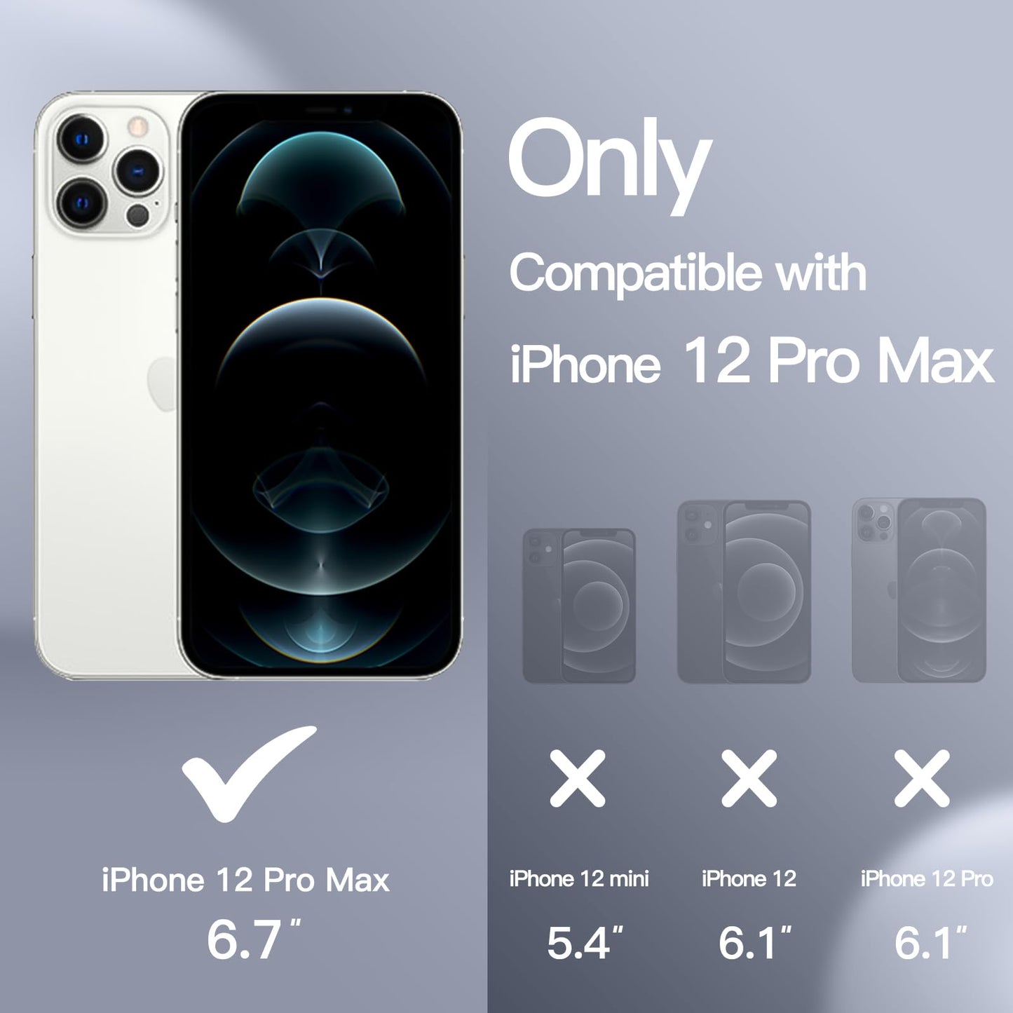 Funda Silicona para iPhone 12 Pro MAX 6.7 Pulgadas, Protectora de Cuerpo Completo con Tacto Suave y Sedoso, Antigolpes Carcasa con Forro de Microfibra (Negro)