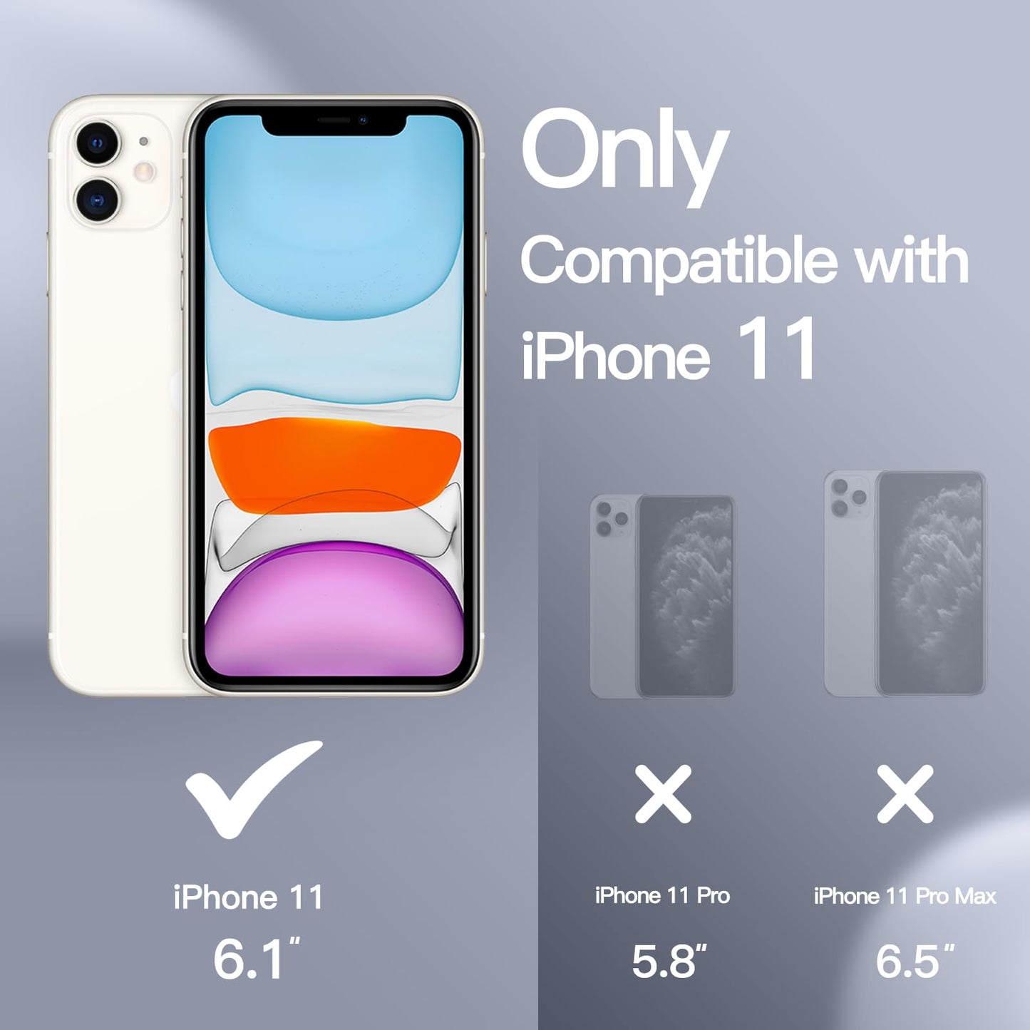 Funda de Silicona para iPhone 11 6.1 Pulgadas, Sedoso-Tacto Suave, Carcasa de Cubierta a Prueba de Golpes con Forro de Microfibra (Azul Claro)