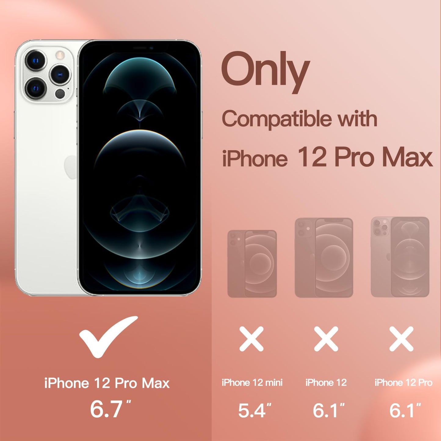 Funda Silicona para iPhone 12 Pro MAX 6.7 Pulgadas, Protectora de Cuerpo Completo con Tacto Suave y Sedoso, Antigolpes Carcasa con Forro de Microfibra (Negro)