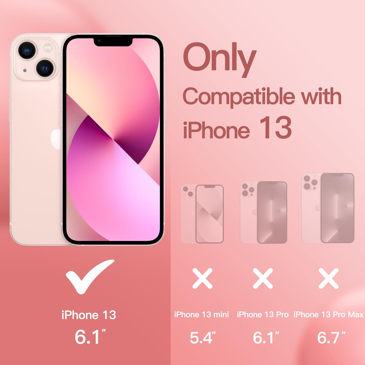 Funda Silicona para iPhone 13 6,1 Pulgadas, Protectora de Cuerpo Completo con Tacto Suave y Sedoso, Antigolpes Carcasa con Forro de Microfibra (Negro)