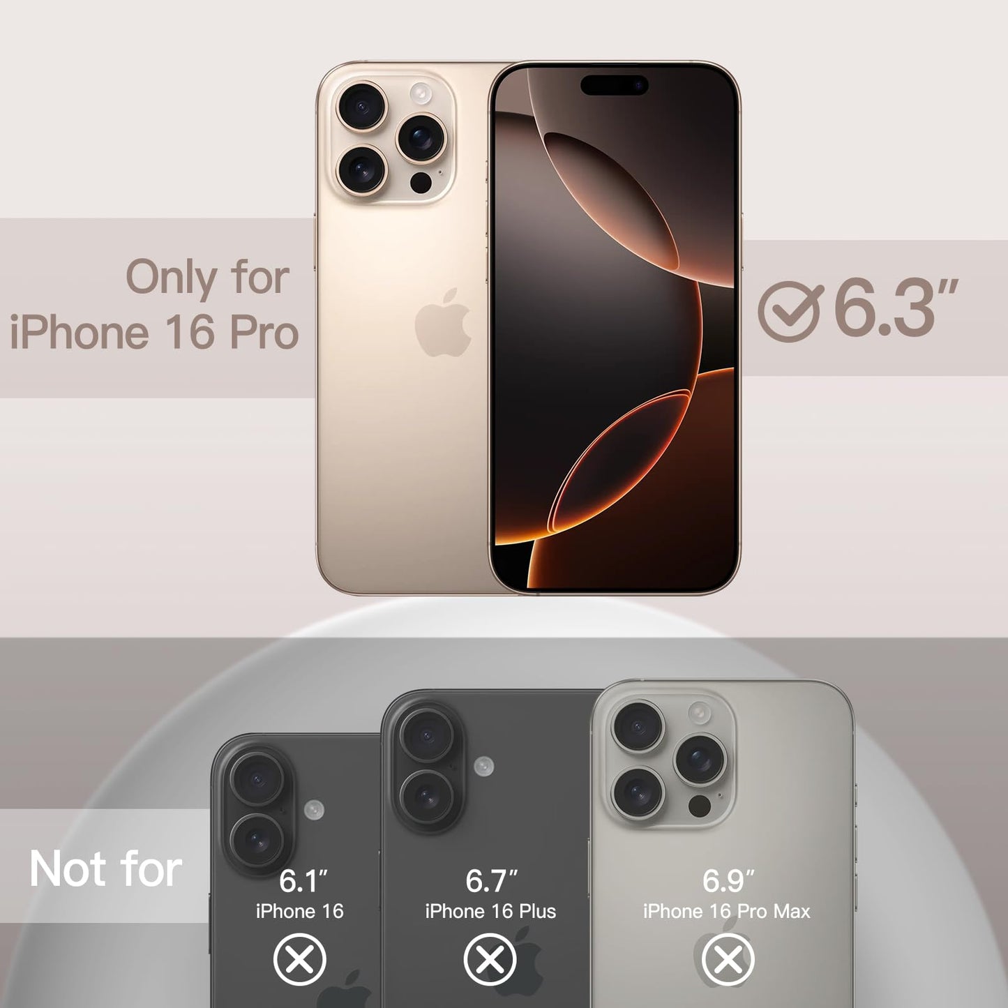Funda Silicona Líquido para iPhone 16 Pro 6.3 Pulgadas, Protectora de Cuerpo Completo con Tacto Suave y Sedoso, Carcasa Anti-Arañazos con Forro de Microfibra (Negro)