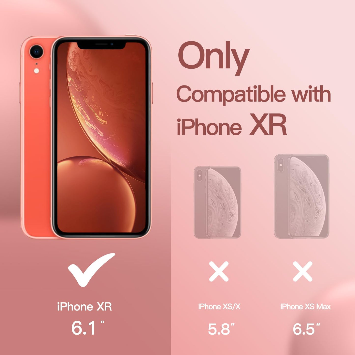 Funda de Silicona para iPhone XR, 6,1", Sedoso-Tacto Suave, Cubierta a Prueba de Golpes con Forro de Microfibra (Negro)