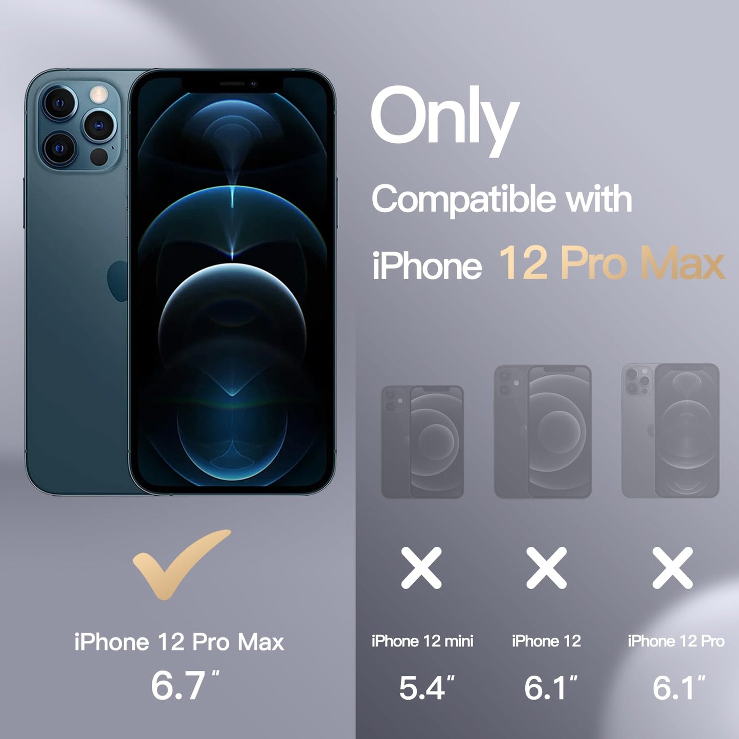 Funda Silicona para iPhone 12 Pro MAX 6.7 Pulgadas, Protectora de Cuerpo Completo con Tacto Suave y Sedoso, Antigolpes Carcasa con Forro de Microfibra (Negro)