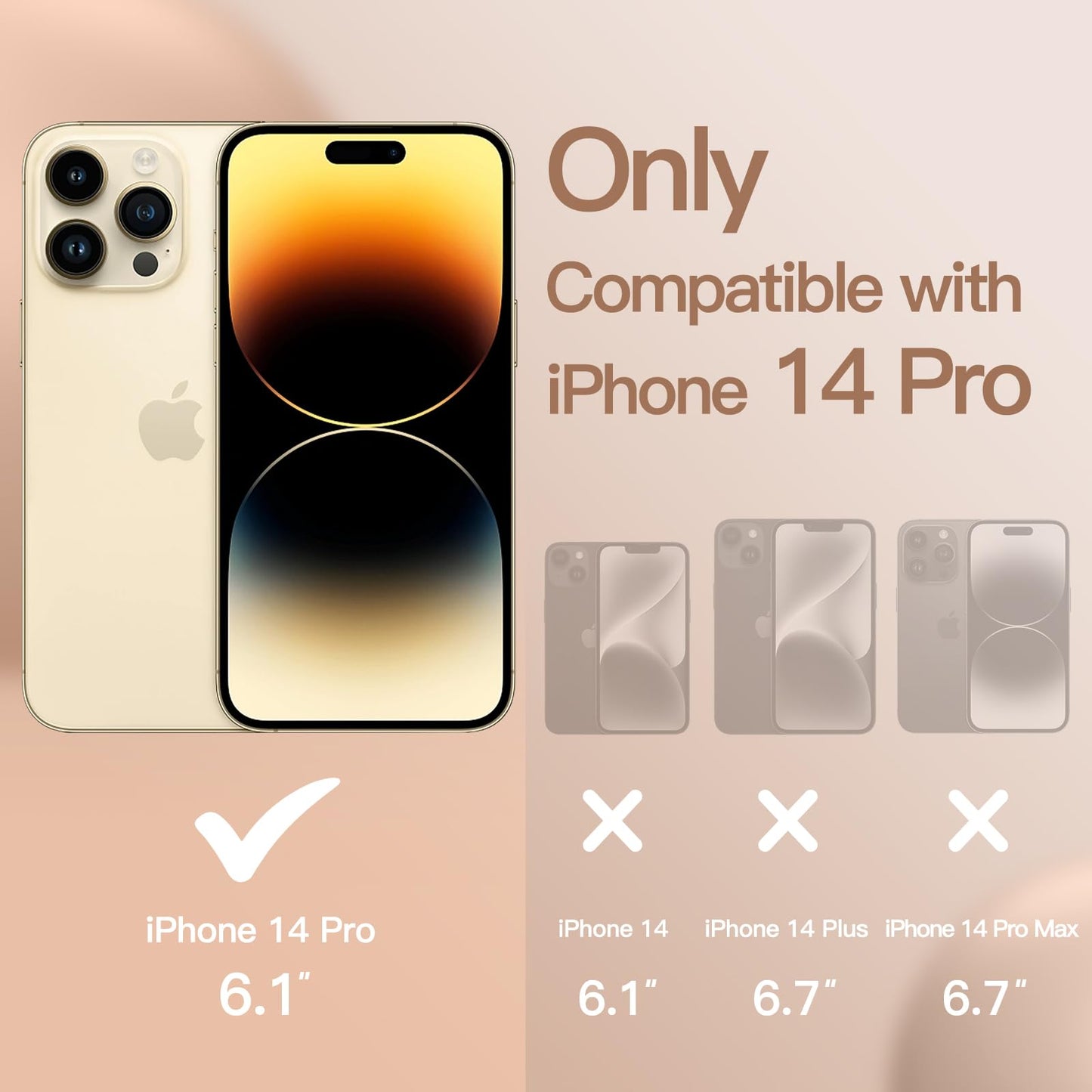 Funda Silicona para iPhone 14 Pro 6.1 Pulgadas, Protectora de Cuerpo Completo con Tacto Suave y Sedoso, Antigolpes Carcasa con Forro de Microfibra (Negro)