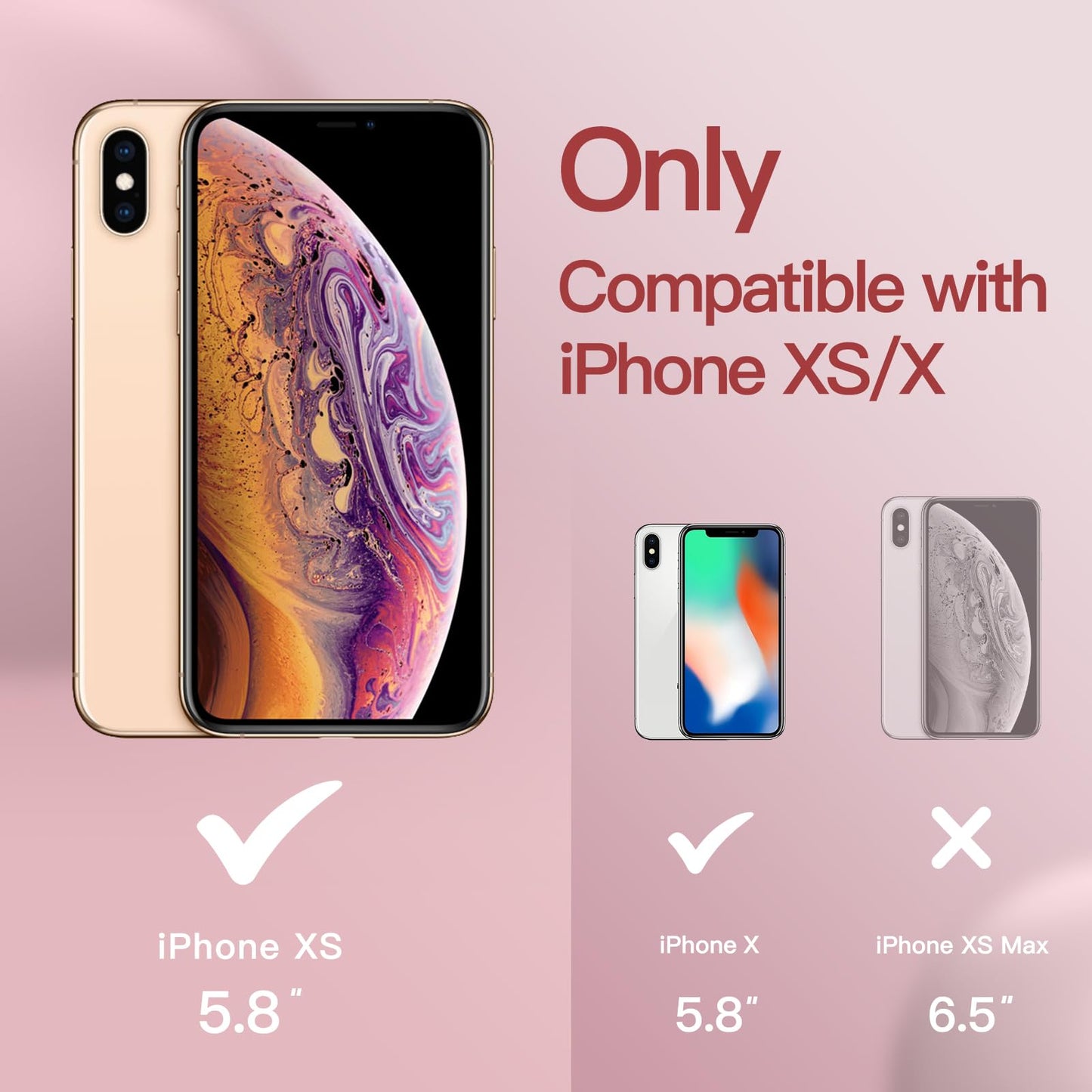 Funda de Silicona para iPhone X, iPhone XS, 5,8", Sedoso-Tacto Suave, Cubierta a Prueba de Golpes con Forro de Microfibra (Negro)
