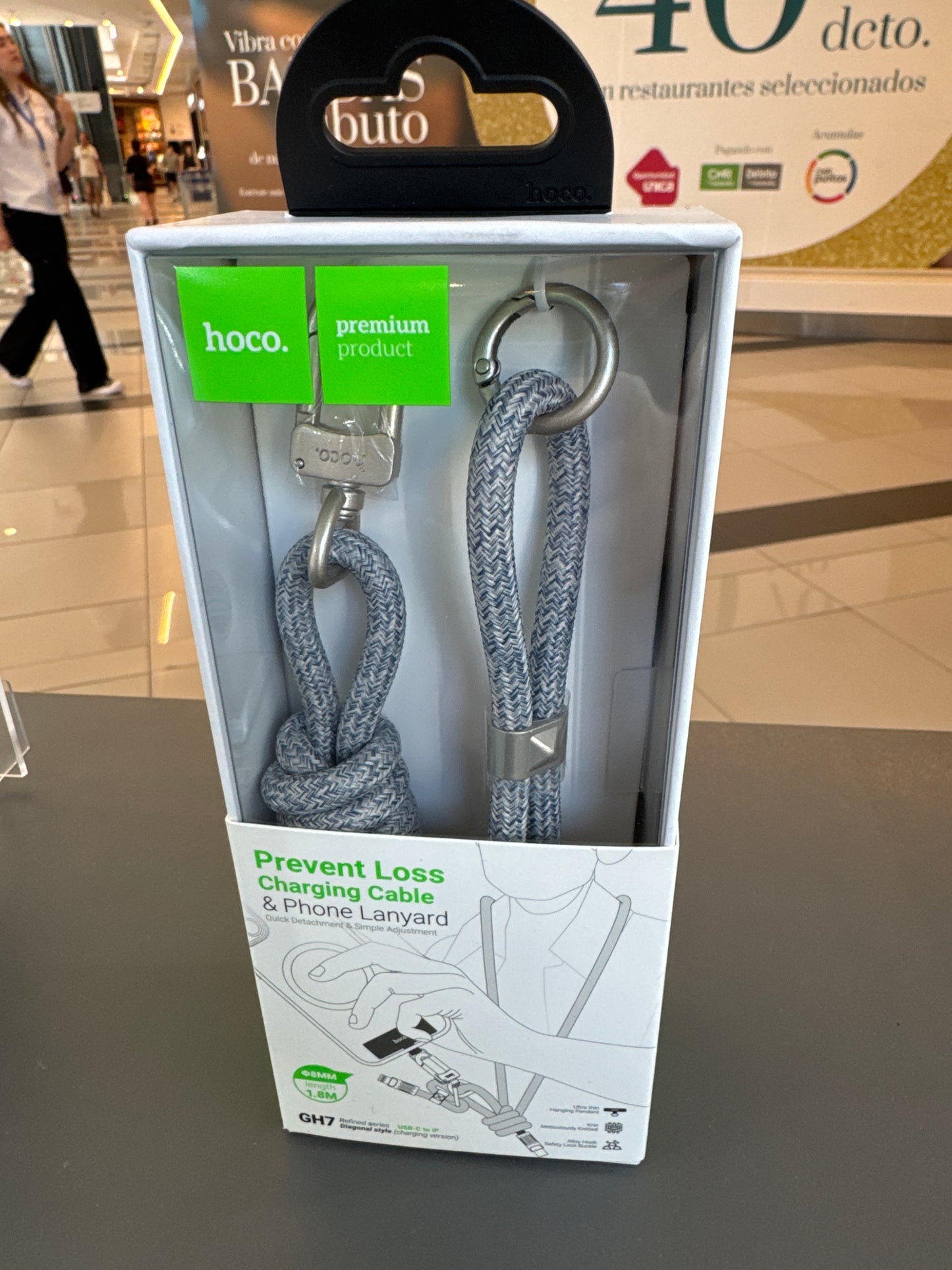 Cordon Celular Hoco GH7 Azul