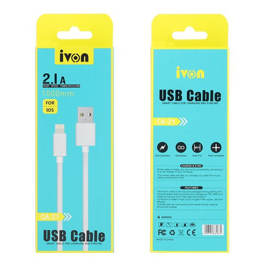 Cable Lightning USB CA21 IVON