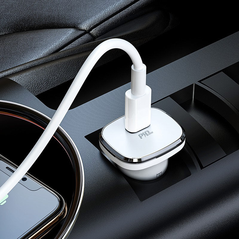 Cargador de Auto con cable Lightning 18W Borofone BZ12B