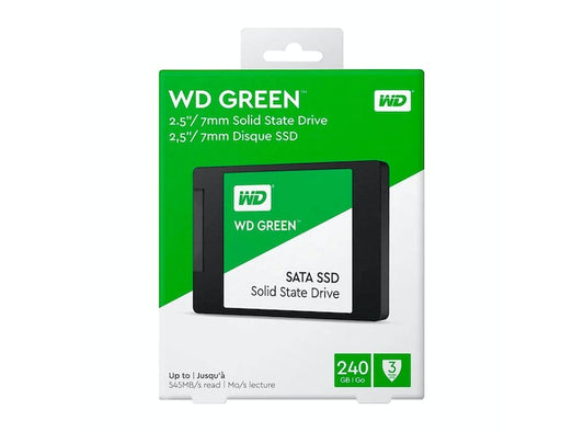 Unidad de Estado Sólido Western Digital Green, 240GB, SATA 6Gb/s 2.5", 545MB/s