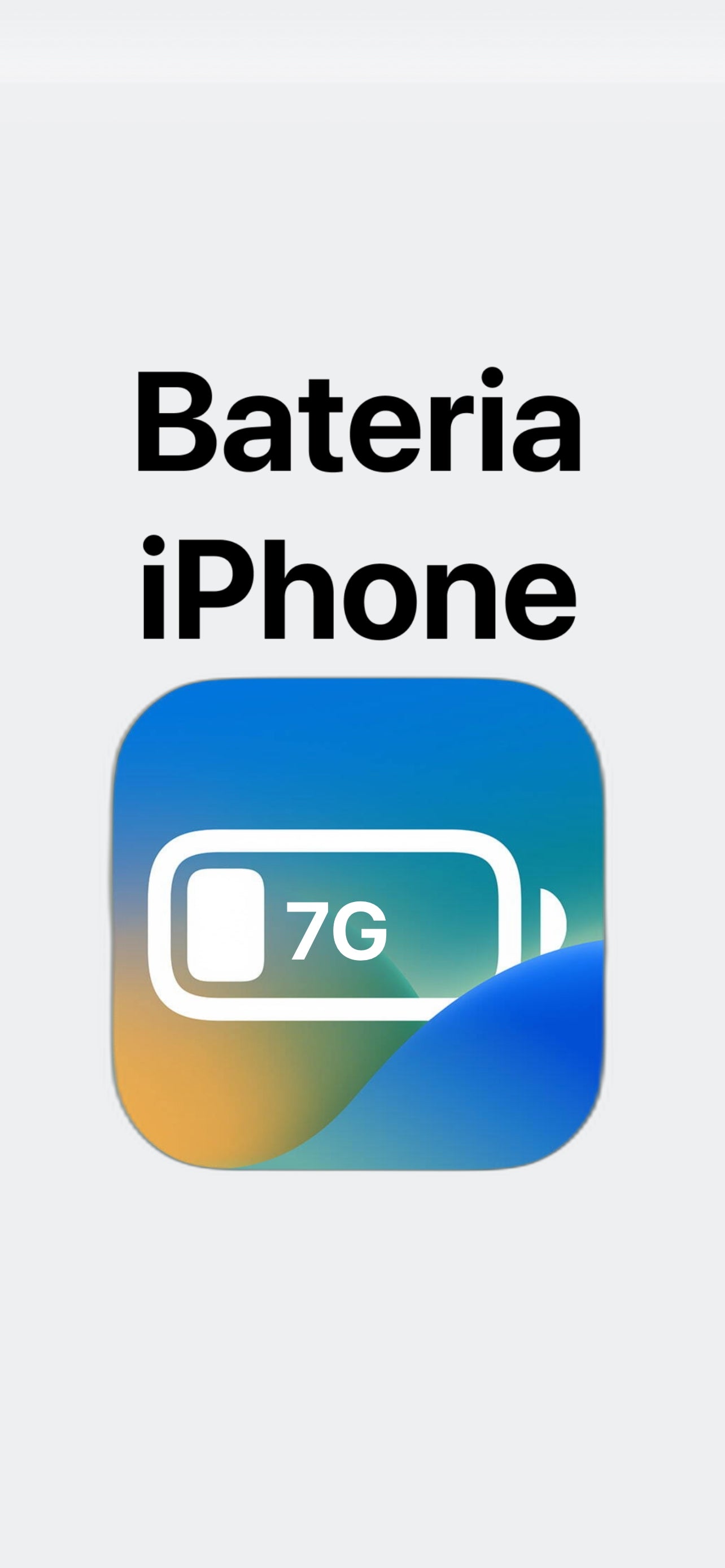 Cambio de Bateria iPhone 7 (Incluye Instalación)