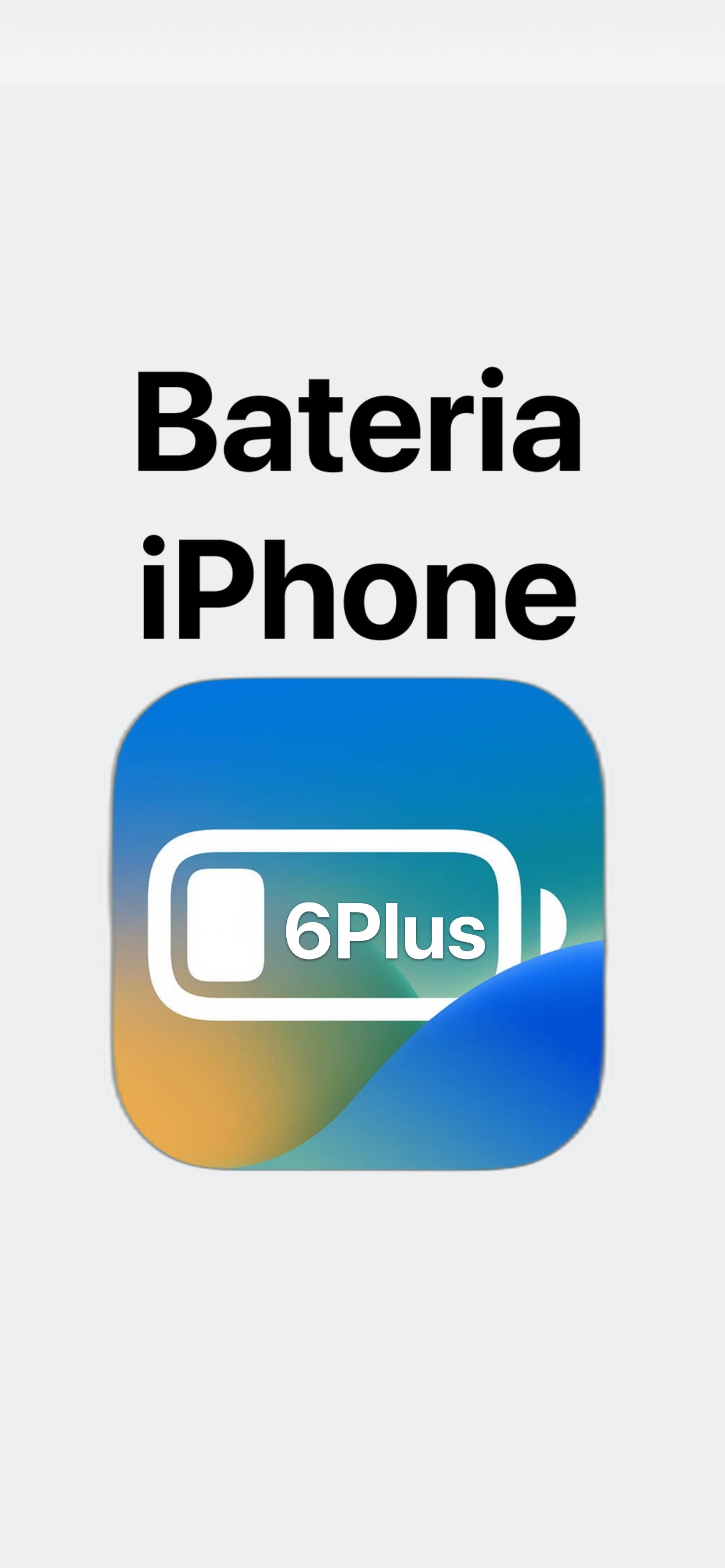 Cambio de Bateria iPhone 6 Plus (A pedido )