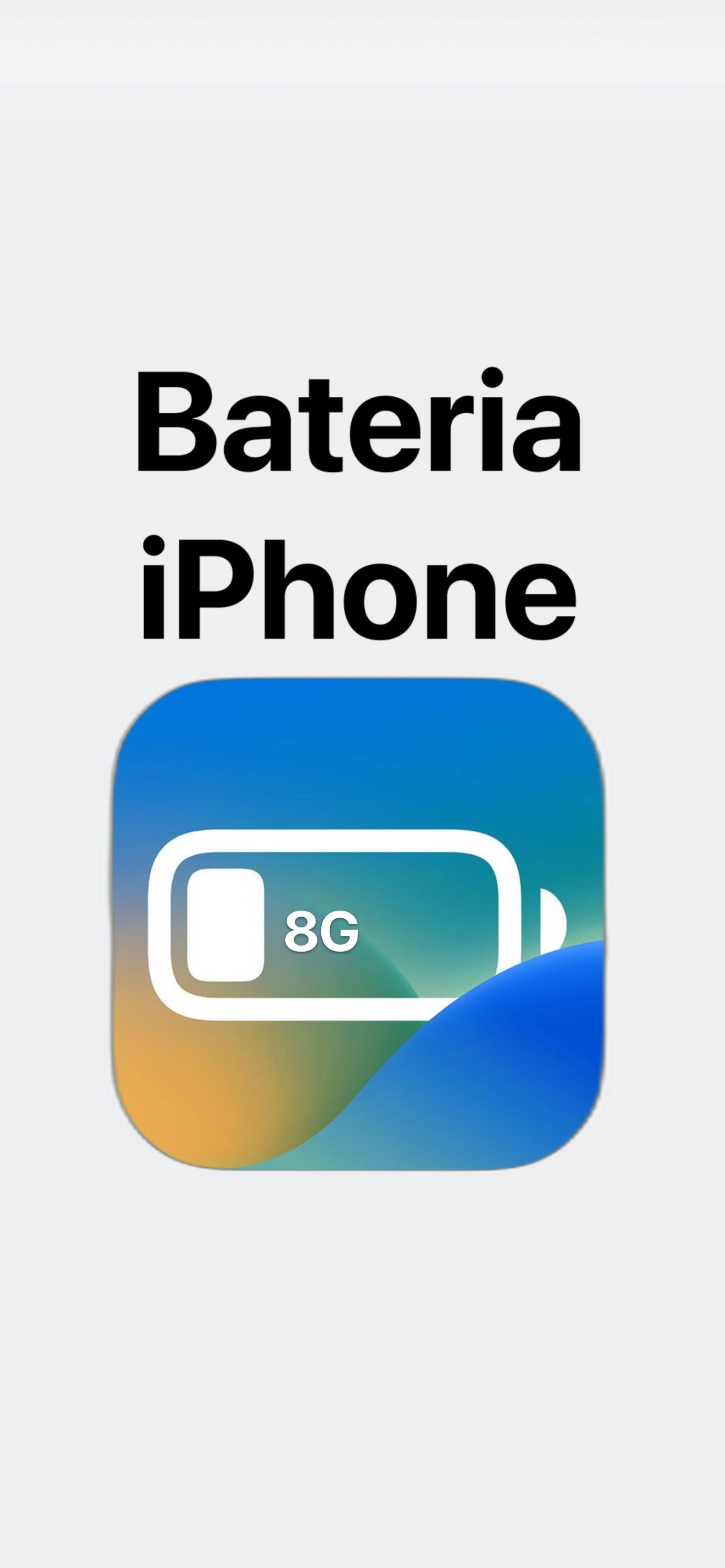 Cambio de Bateria iPhone 8 (Incluye Instalación)