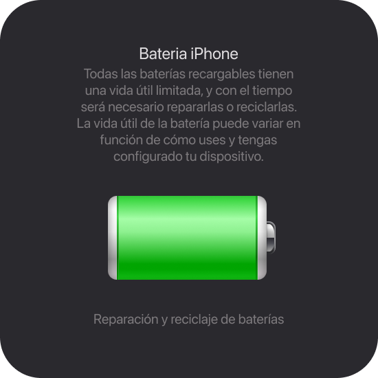 Cambio de Bateria iPhone 7 (Incluye Instalación)