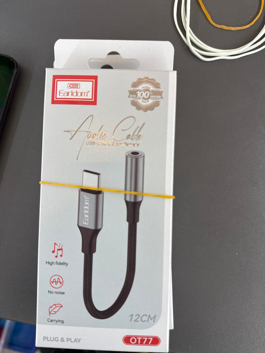 adpatador jack a usb C OT77