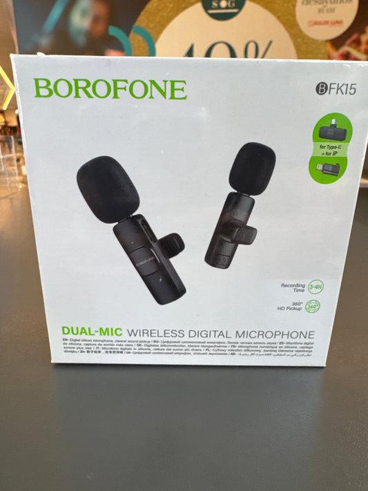 Microfono Borofone bfk15 Iphone y USB C