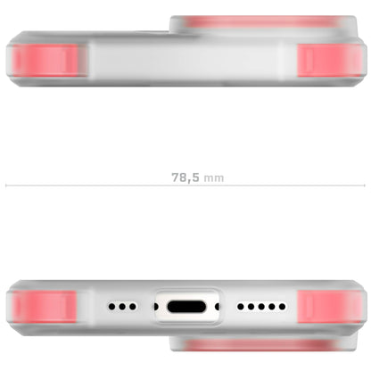 Ghostek - Funda transparente para iPhone 15, compatible con Apple MagSafe, Silicone Fusion, funda delgada a prueba de golpes (6.1 pulgadas, transparente)