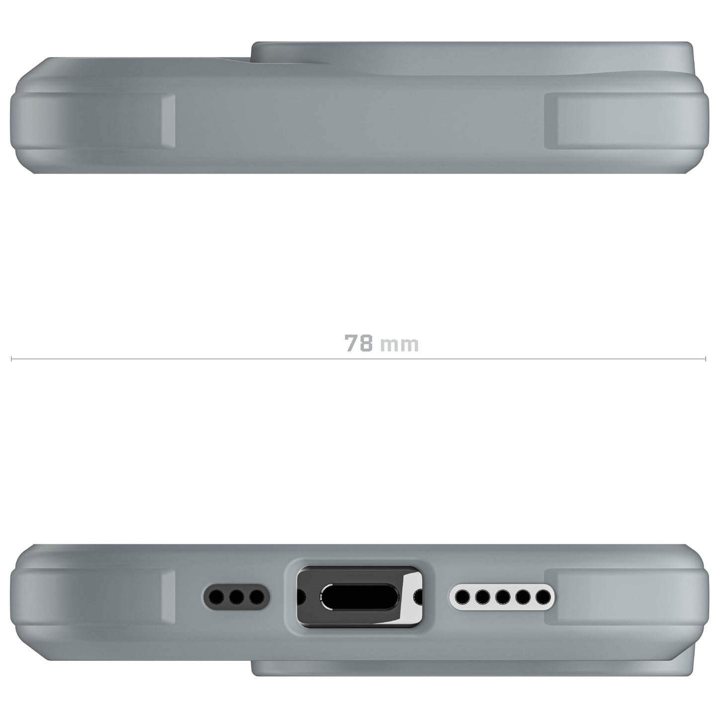 Ghostek . Funda Covert para iPhone 16 Transp Humo con MagSafe