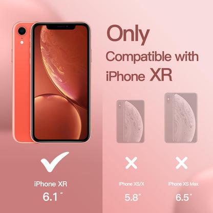 Funda de Silicona para iPhone XR, 6,1", Sedoso-Tacto Suave, Cubierta a Prueba de Golpes con Forro de Microfibra (Negro)