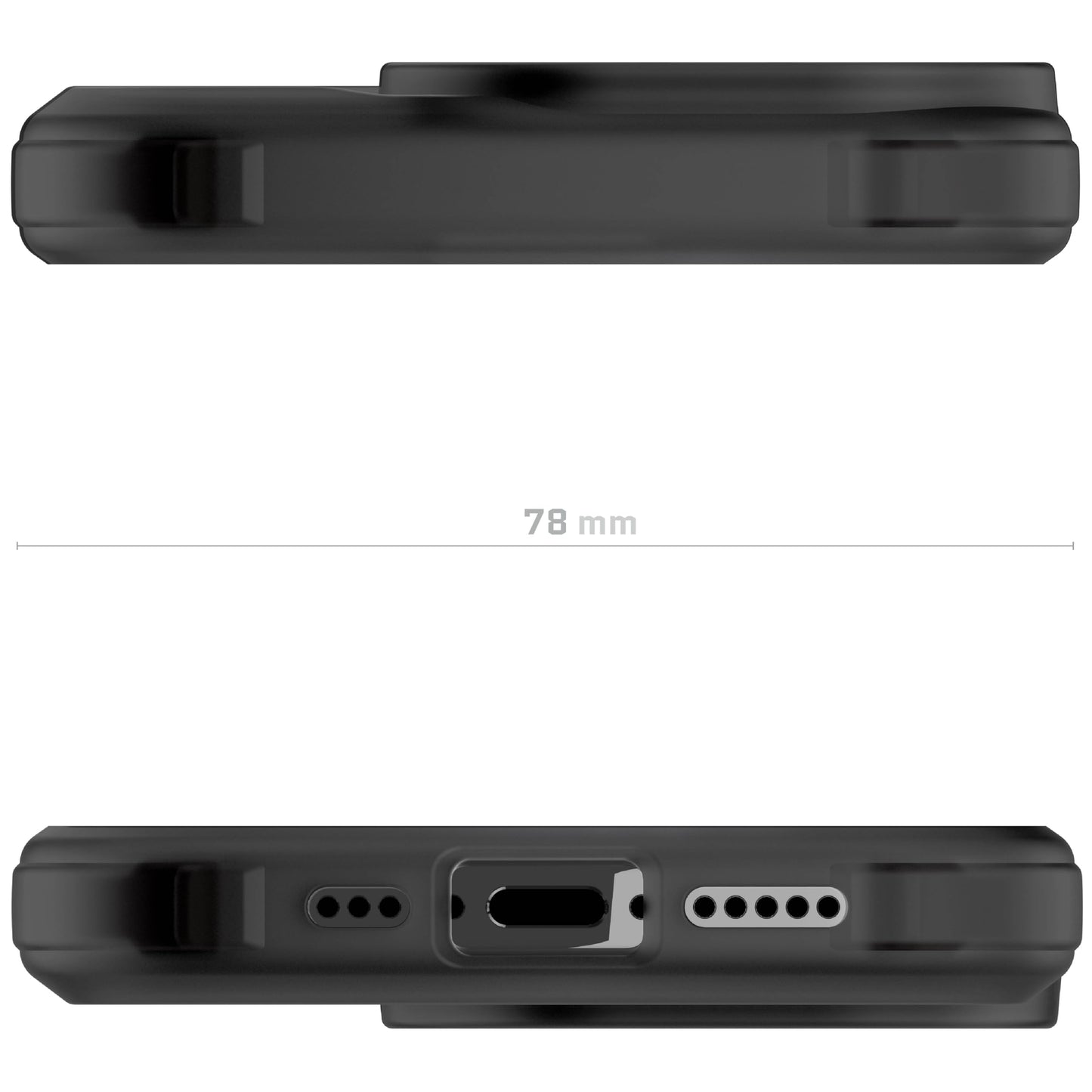 Ghostek . Funda Covert para iPhone 16 Transp Humo con MagSafe