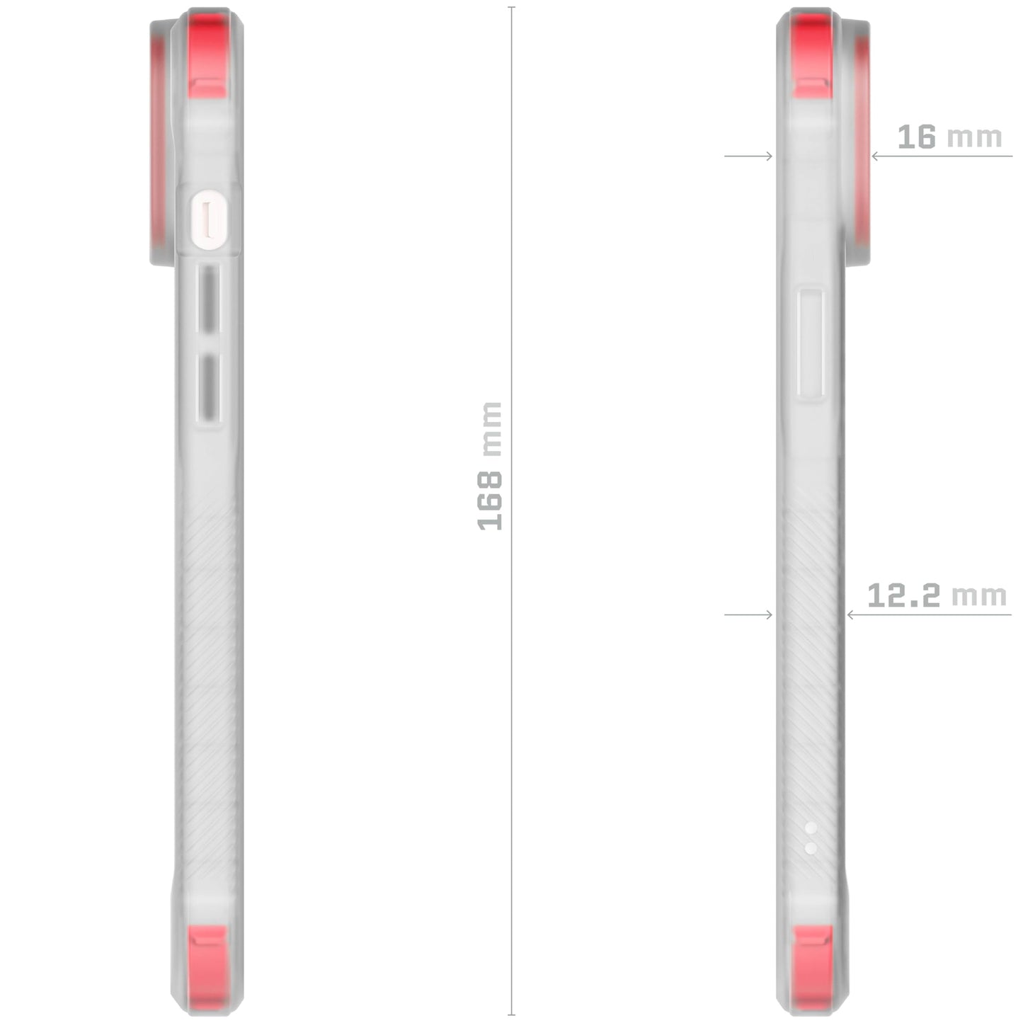 Ghostek - Funda transparente para iPhone 15, compatible con Apple MagSafe, Silicone Fusion, funda delgada a prueba de golpes (6.1 pulgadas, transparente)