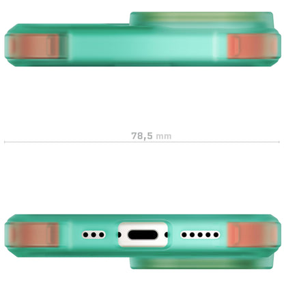 Ghostek - Funda transparente para iPhone 15, compatible con Apple MagSafe, Silicone Fusion, funda delgada a prueba de golpes (6.1 pulgadas, transparente)