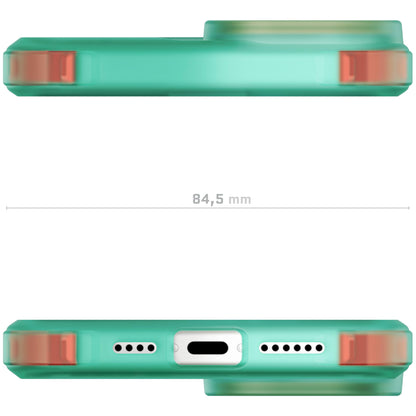 Ghostek - Funda transparente para iPhone 15, compatible con Apple MagSafe, Silicone Fusion, funda delgada a prueba de golpes (6.1 pulgadas, transparente)