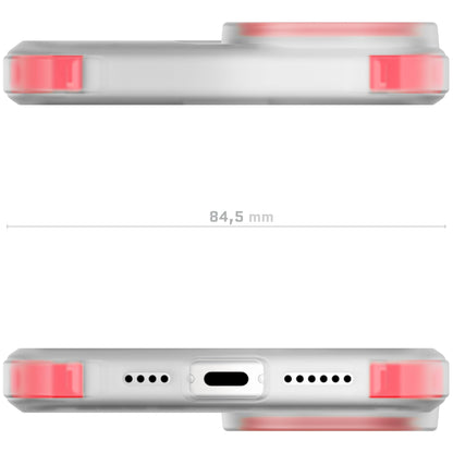 Ghostek - Funda transparente para iPhone 15, compatible con Apple MagSafe, Silicone Fusion, funda delgada a prueba de golpes (6.1 pulgadas, transparente)