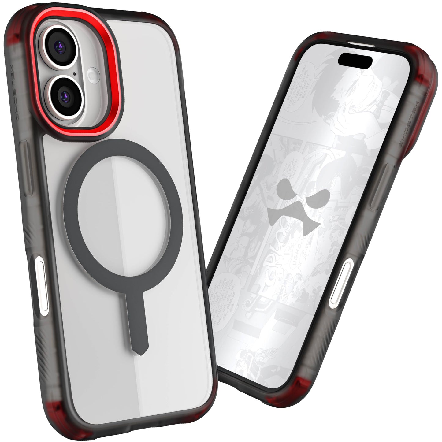 Ghostek . Funda Covert para iPhone 16 Transp Humo con MagSafe