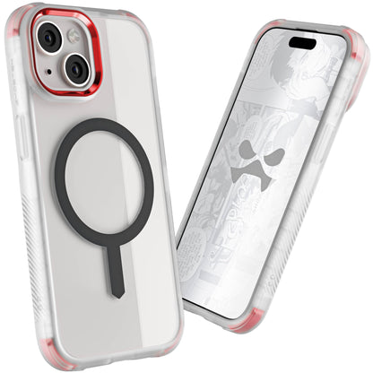 Ghostek - Funda transparente para iPhone 15, compatible con Apple MagSafe, Silicone Fusion, funda delgada a prueba de golpes (6.1 pulgadas, transparente)