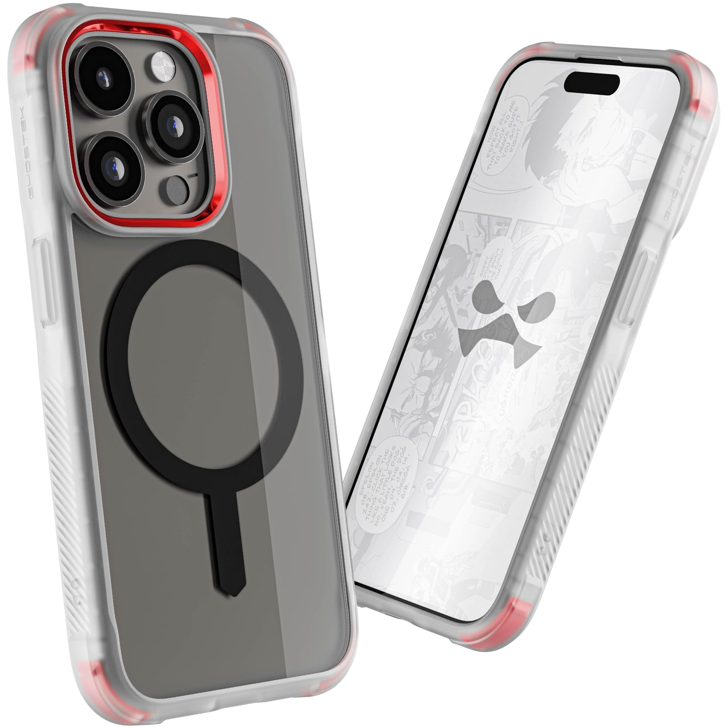 Ghostek - Funda transparente para iPhone 15, compatible con Apple MagSafe, Silicone Fusion, funda delgada a prueba de golpes (6.1 pulgadas, transparente)