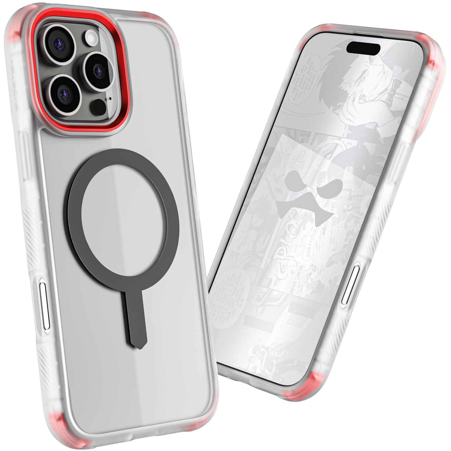 Ghostek . Funda Covert para iPhone 16 Transp Humo con MagSafe