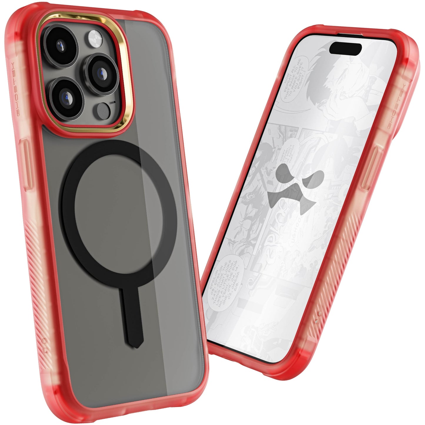 Ghostek - Funda transparente para iPhone 15, compatible con Apple MagSafe, Silicone Fusion, funda delgada a prueba de golpes (6.1 pulgadas, transparente)