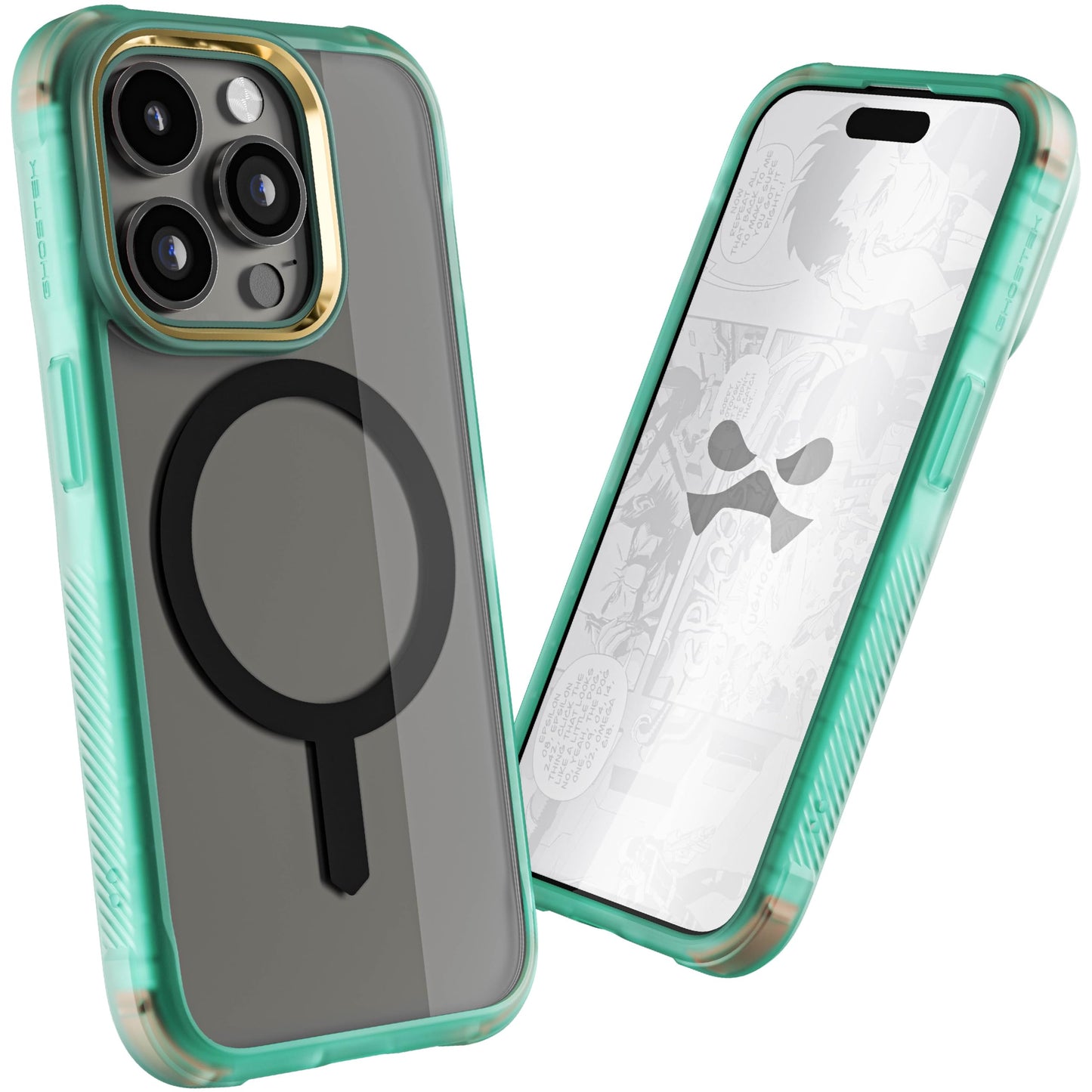 Ghostek - Funda transparente para iPhone 15, compatible con Apple MagSafe, Silicone Fusion, funda delgada a prueba de golpes (6.1 pulgadas, transparente)