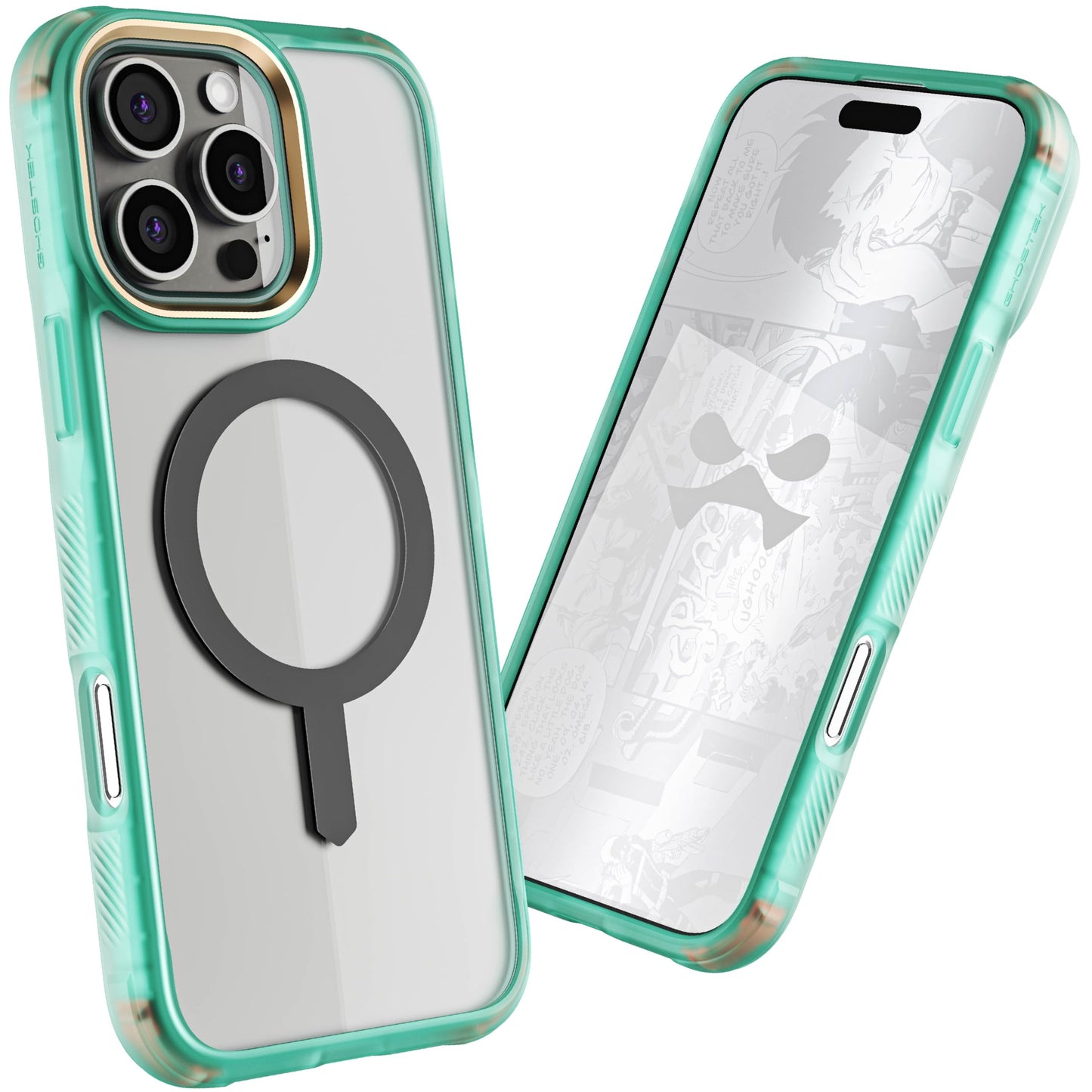 Ghostek . Funda Covert para iPhone 16 Transp Humo con MagSafe