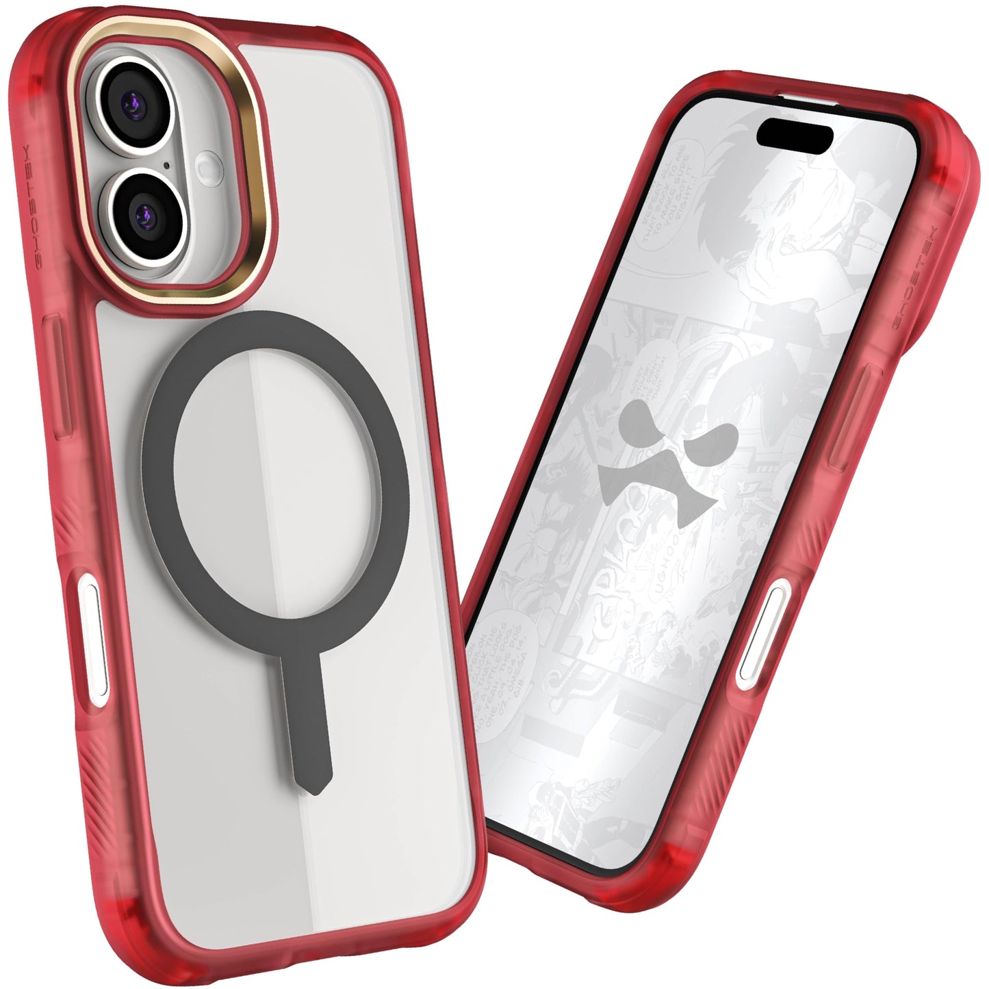 Ghostek . Funda Covert para iPhone 16 Transp Humo con MagSafe