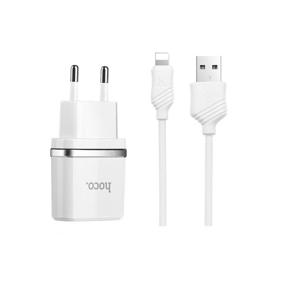 Hoco Cargador Rapido Lightning con cable  C12