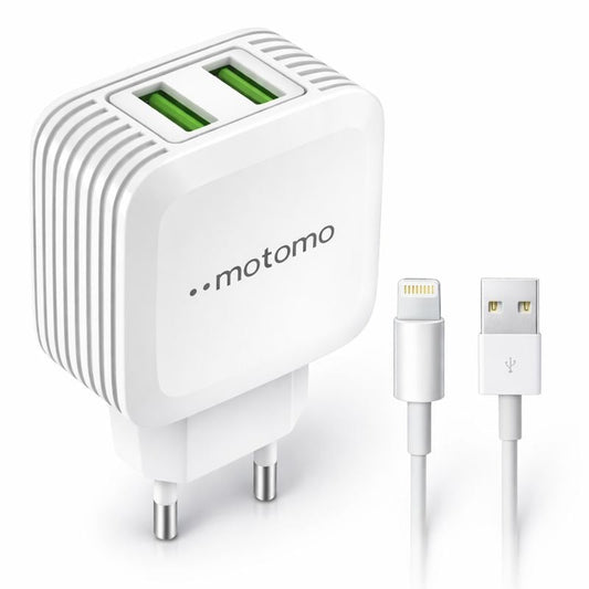 Cargador Para Iphone Motomo M-006 12W Lighning 1m