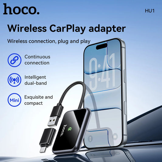 Adaptador Wireless Carplay HOCO HU1