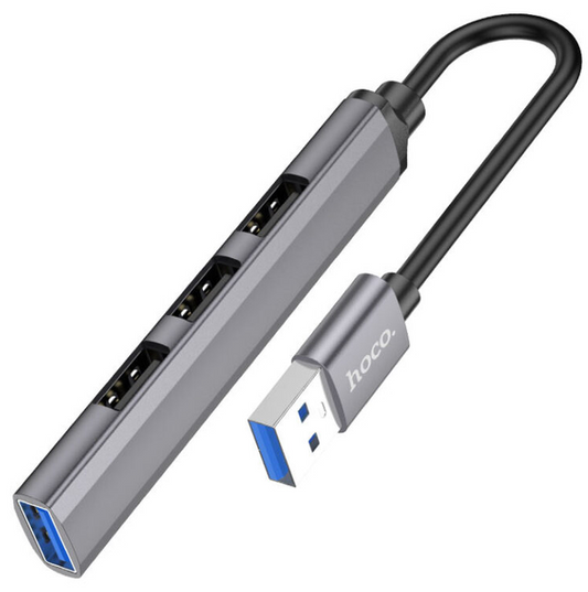 Adaptador Hub USB 3.0 a USB 4 en 1 Hoco HB26