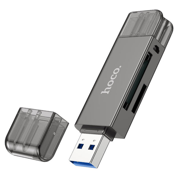 Lector de Tarjetas Micro SD/TF  USB-C  Hoco HB39