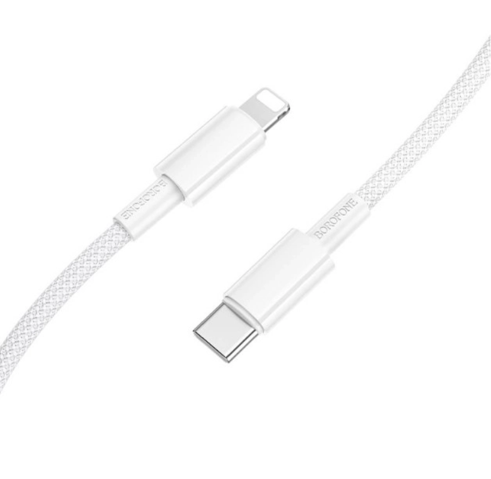 CABLE C A LIGHTNING BOROFONE BX117 1M BLANCO